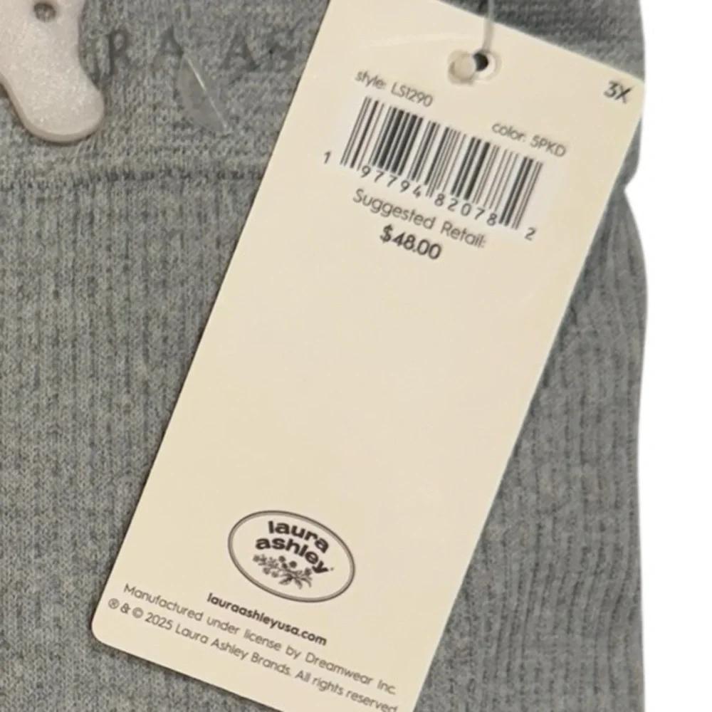 LAURA ASHLEY 5 Pack Stretchy Soft Comfy Scallop Trim Panties NWT 3X - Picture 3 of 11